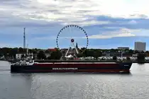 RIX EMERALD , General Cargo Schiff , IMO 9116802 , Baujahr 1995 , 88 x 12 m ,  Rostock-Warnemünde , 11.09.2025
