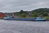 G�termotorschiff KEDYS; ENI 06002750; L 67 m; B 7,2 m; aufgenommen auf dem Albert Kanal, bei einer Schifffahrt nach L�ttich. 18.09.2025
