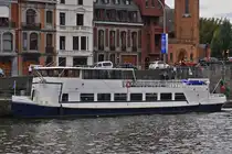 BAYARD; FGS; ENI 02316706, L 33,84 X 5,20; BJ 1954; liegt an einer Anlegestelle auf der Maas in Lüttich. 18.09.2025