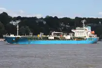 Tankschiff ORCHID SYLT; Aufnahmeort: Elbe/Hafen Hamburg, Deutschland; Datum: 10.08.2025; Info: (IMO 9367413) Das Bild zeigt die ORCHID SYLT auf Höhe Bubendey Ufer.