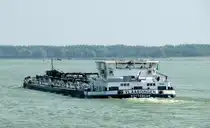 TMS  VLAARDINGEN  (ENI 02327378 , 134,90 x 15,03m)  am 14.08.2025  auf dem Krammer / Volkerak zu Berg.