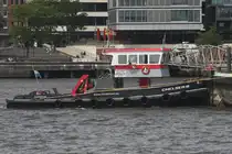 Schuber  CHELSEA-B (ENI 02016073); Eigner/Betreiber: Rodietransport.nl; Datum: 11.06.2025; Aufnahmeort: Elbe/Hafen Hamburg, Deutschland. Das Bild zeigt die CHELSEA-B vor dem Anleger Elbphilharmonie. 