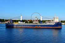 FWN SPACE , General Cargo Schiff , IMO 9735232 , Baujahr 2018 , 123 x 18 m , 12.09.2025 , Rostock-Warnemünde , 