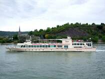 ASBACH(4033080)ist zur Mittagszeit bei Rhein-KM571 unterwegs; 080903