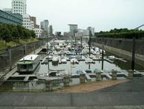 Jachthafen am Landtag in D�sseldorf am 26.06.2004.