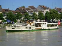  MS Froschk�nig  auf der Talfahrt in Basel