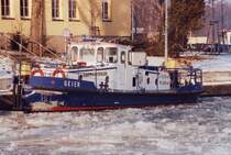 Schubschlepper Geier vom WSA Berlin als Eisbrecher in K�penick.