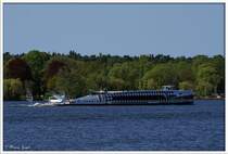 Moby Dick in Fahrt. Berliner Wannsee. 19.04.2009