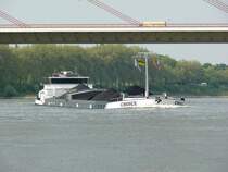  CHOICE  Rheinaufw�rts bei Duisburg am 26.4.2009