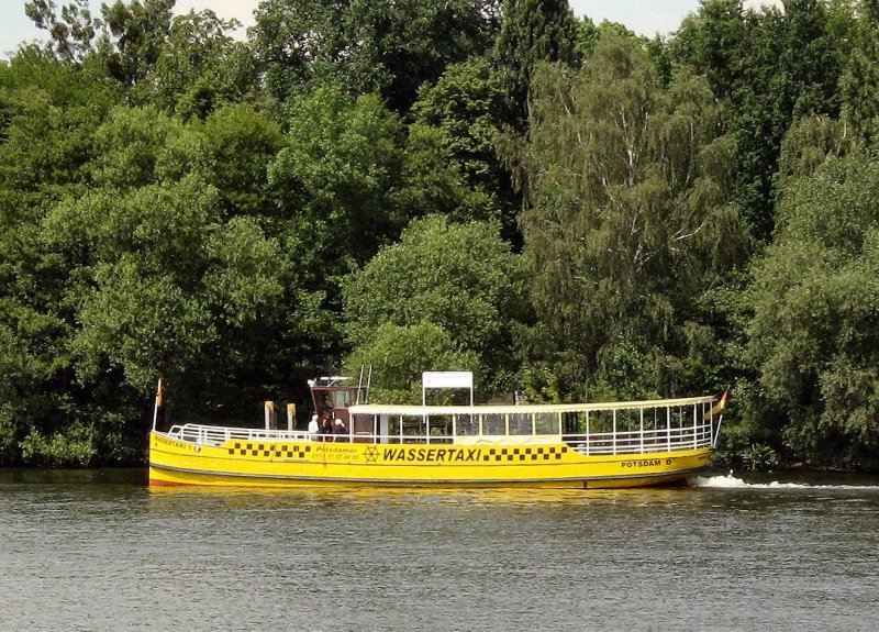 Wassertaxi Potsdam auf der Havel bei Potsdam  2007