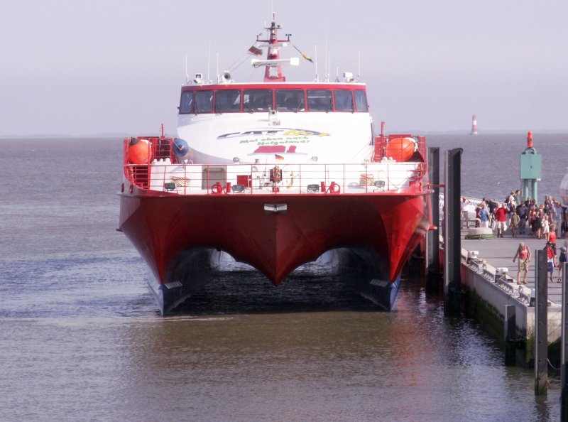 WILHELMSHAVEN, 13.07.2006, CatNo1 ist von Helgoland zurückgekehrt