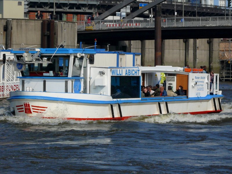  WILLI ABICHT  im Hamburger Hafen am 27.9.2008