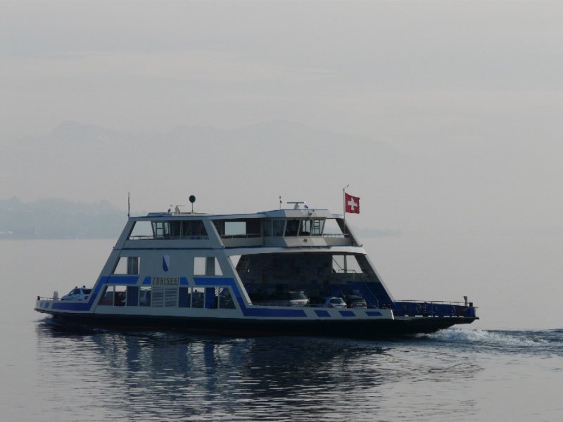 Zrichsee - Autofhre MS ZRISEE unterwegs auf dem Zrchersee am 29.11.2008